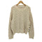 ザラ ZARA ポップコーン ローゲージ プルオーバー クルーネック ニット レディース import:L