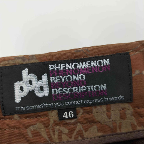 PHENOMENON BEYOND DESCRIPTION 総柄 ウエスタンデザイン カーゴパンツ メンズ 48