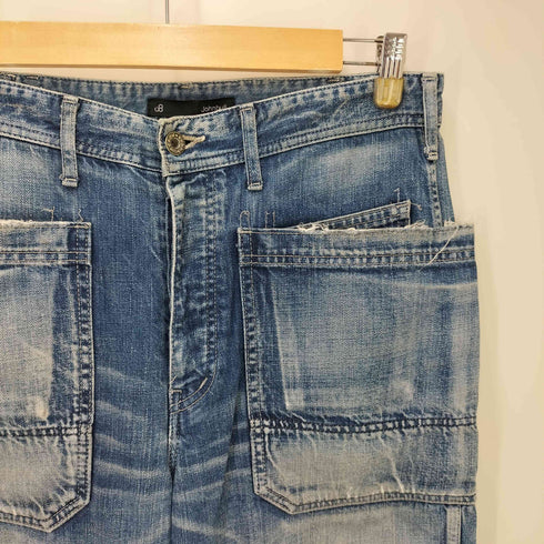 ジョンブル Johnbull ビックポケット ギミック ボタンフライ デニム ベイカーパンツ セーラーパンツ メンズ JPN:M