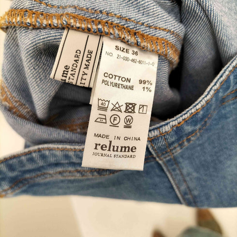ジャーナルスタンダードレリューム JOURNAL STANDARD relume 21SS Denim Overall オーバーオール レディース 36