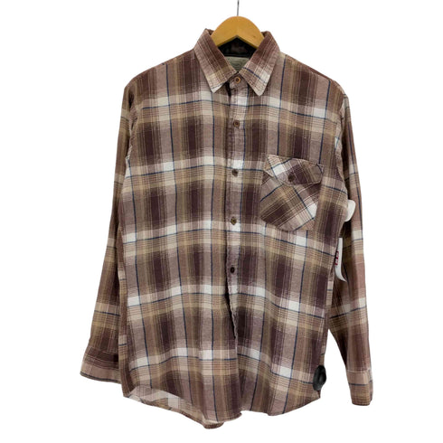 シアーズ Sears 70~80s レギュラーカラー チェックシャツ メンズ 15-15 1/2