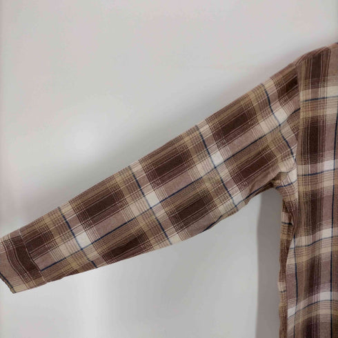 シアーズ Sears 70~80s レギュラーカラー チェックシャツ メンズ 15-15 1/2