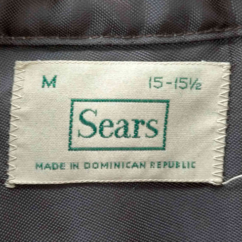 シアーズ Sears 70~80s レギュラーカラー チェックシャツ メンズ 15-15 1/2