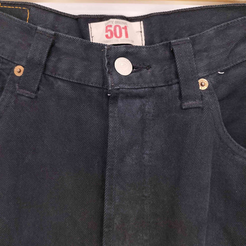 リーバイス Levis ユーロ 501 後染め ブラック メンズ W33/L32