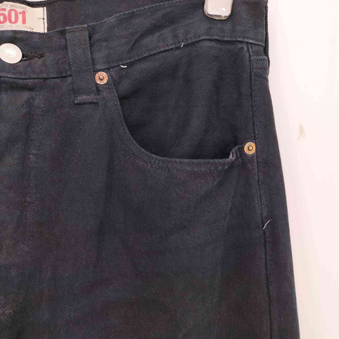 リーバイス Levis ユーロ 501 後染め ブラック メンズ W33/L32