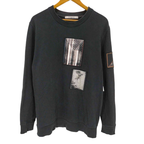 ジバンシィ GIVENCHY American Flag Sweatshirt/Crewneck メンズ import:M