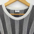 アルマーニコレツィオーニ ARMANI COLLEZIONI イタリア製 ストライプ サマー リブニット メンズ