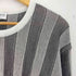 アルマーニコレツィオーニ ARMANI COLLEZIONI イタリア製 ストライプ サマー リブニット メンズ