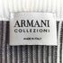 アルマーニコレツィオーニ ARMANI COLLEZIONI イタリア製 ストライプ サマー リブニット メンズ