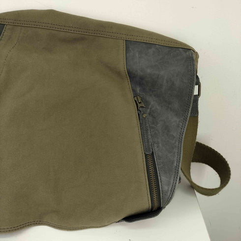バギーポート BAGGY PORT レザー切替 キャンバスショルダーバッグ メンズ