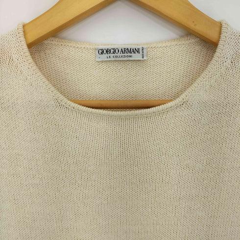 アルマーニコレツィオーニ ARMANI COLLEZIONI イタリア製 コットンシルク 半袖 ニット メンズ