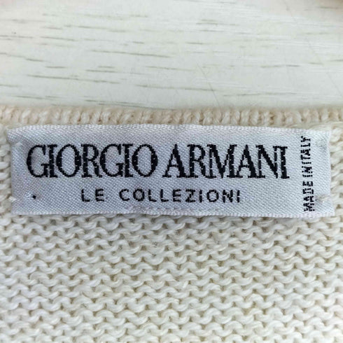 アルマーニコレツィオーニ ARMANI COLLEZIONI イタリア製 コットンシルク 半袖 ニット メンズ