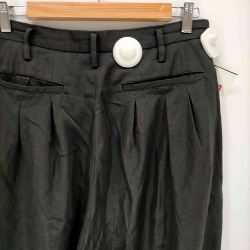 ヨウジヤマモトプールオム Yohji Yamamoto POUR HOMME 100番台ウールギャバ G2タックパンツ メンズ JPN:2