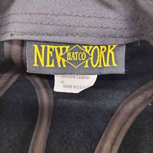 ニューヨークハット NEWYORK HAT&CAP CO. 本革 レザーハンチング メンズ S/M