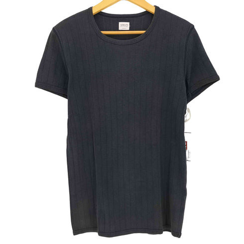 アルマーニコレツィオーニ ARMANI COLLEZIONI イタリア製 コットン リブTシャツ メンズ