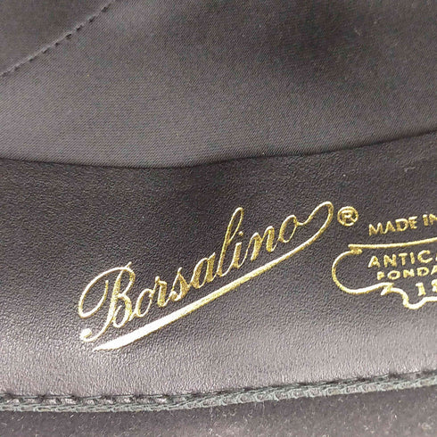 ボルサリーノ Borsalino イタリア製 中折れウールハット メンズ 59