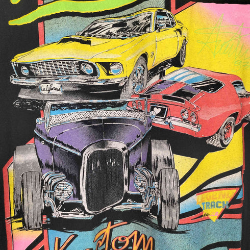 J.GALT USA製 レーシングプリント Tシャツ メンズ ONE SIZE