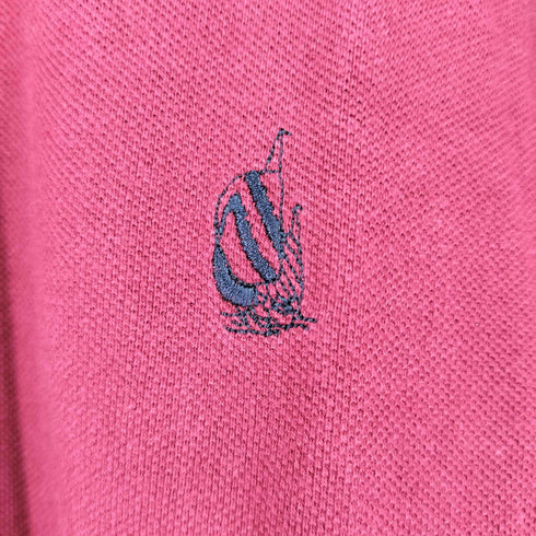 ノーティカ NAUTICA 90S ワンポイント刺繍 S/S ポロシャツ メンズ import:XL
