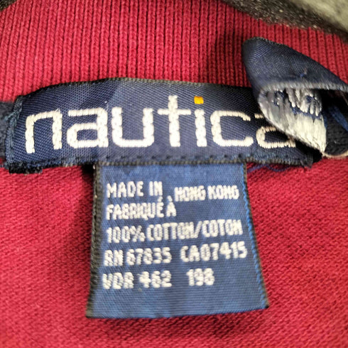 ノーティカ NAUTICA 90S ワンポイント刺繍 S/S ポロシャツ メンズ import:XL