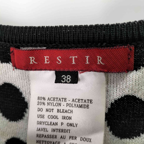 restir ドットニットキャミソール レディース JPN:38