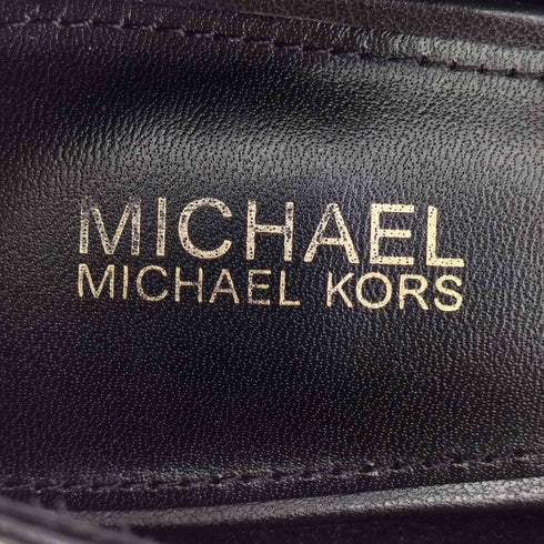 マイケルコース Michael Kors ゴールドチェーン装飾 レザーローファー レディース