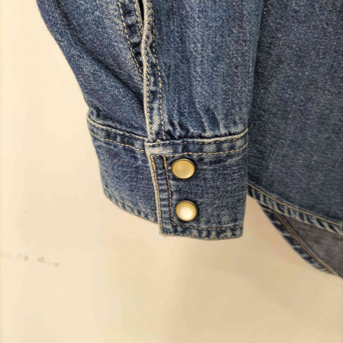 ギャップ Gap 90S L/S デニムウエスタンシャツ レディース import:XS