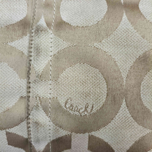 コーチ COACH レザー コンビ ジャガード ショルダーバッグ レディース