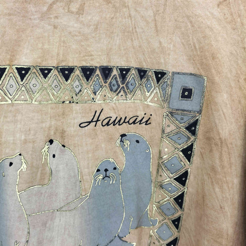 USA製 GUAVA BEACH アシカ タイダイ Tシャツ メンズ import:L