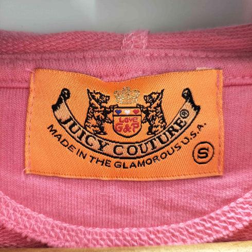 ジューシークチュール JUICY COUTURE USA製 ジップアップパーカー レディース import:S