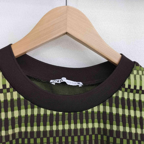 ザラ ZARA JACQUARD T-SHIRT レディース USA M