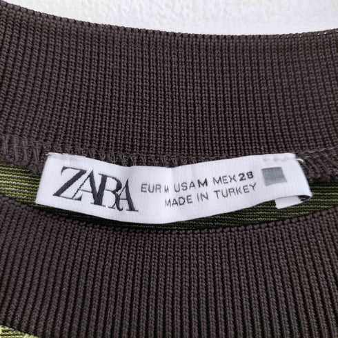 ザラ ZARA JACQUARD T-SHIRT レディース USA M