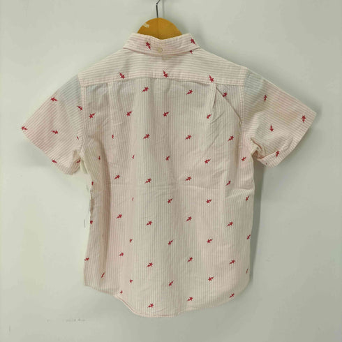 アベイシングエイプ A BATHING APE S/S ボーダーロゴデザインシャツ メンズ import:S
