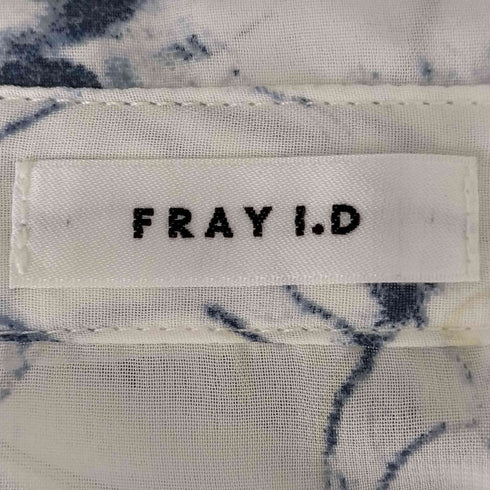 フレイアイディー FRAY I.D ステンカラープリーツプリントワンピース レディース 0