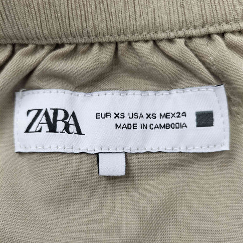 ザラ ZARA レーヨンナイロン ワイドレッグイージーパンツ レディース USA XS