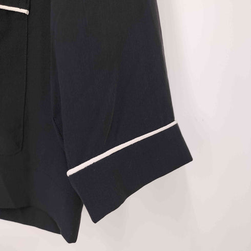 エキプモンフェム EQUIPMENT FEMME MERLINE 2トーン L/S シルクシャツ レディース import:S