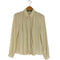 ザラ ZARA コントラスト シーム ピンタック シャツ レディース import:XS