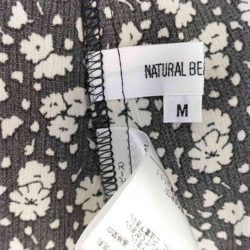 ナチュラルビューティーベーシック NATURAL BEAUTY BASIC ドビーサテンワンピース レディース M