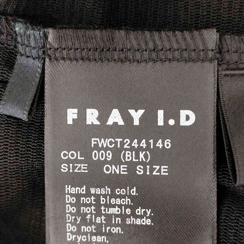 フレイアイディー FRAY I.D フロッキープリントトップス レディース ONE SIZE