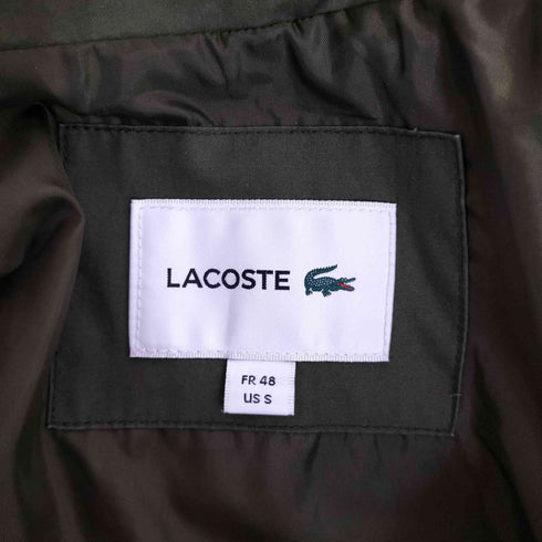 ラコステ LACOSTE ロゴ刺繍 撥水 コットン ブルゾン メンズ import:S