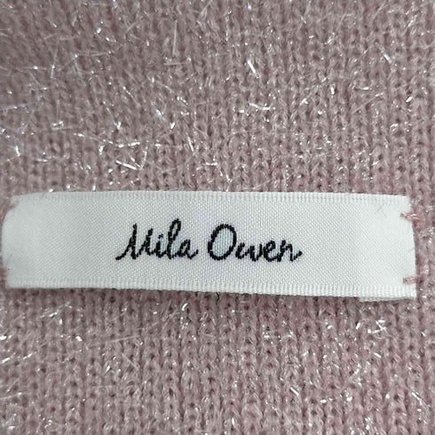 ミラオーウェン Mila Owen ビーズバッチ付きラメニットトートバッグ レディース FREE