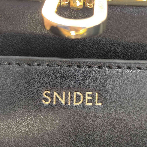 スナイデル snidel メタルレクタングルバッグ ハンドバッグ レディース