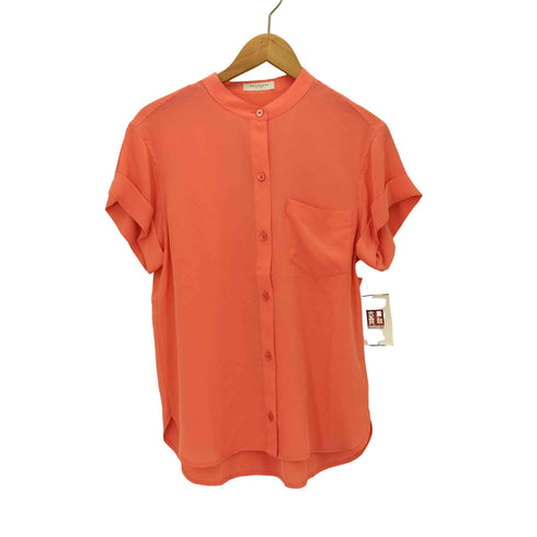 エキプモンフェム EQUIPMENT FEMME 片ポケ ギャザー S/S シルクシャツ レディース JPN:S