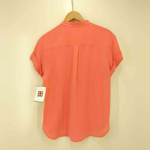 エキプモンフェム EQUIPMENT FEMME 片ポケ ギャザー S/S シルクシャツ レディース JPN:S