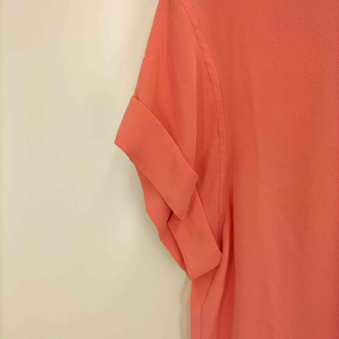 エキプモンフェム EQUIPMENT FEMME 片ポケ ギャザー S/S シルクシャツ レディース JPN:S