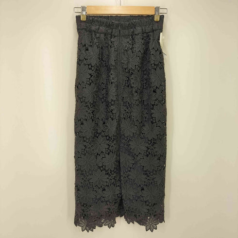 エヌナチュラルビューティーベーシック N.NATURAL BEAUTY BASIC 21AW ケミカル レース ロング スカート レディース JPN:M