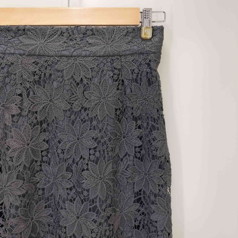 エヌナチュラルビューティーベーシック N.NATURAL BEAUTY BASIC 21AW ケミカル レース ロング スカート レディース JPN:M