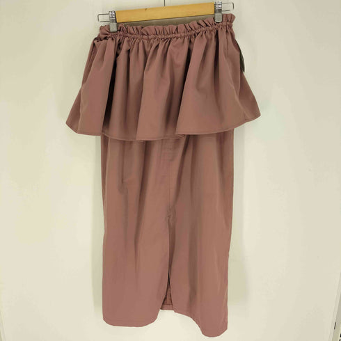 シュガースプーン SUGAR SPOON 24SS 3way ペプラム スカート レディース F