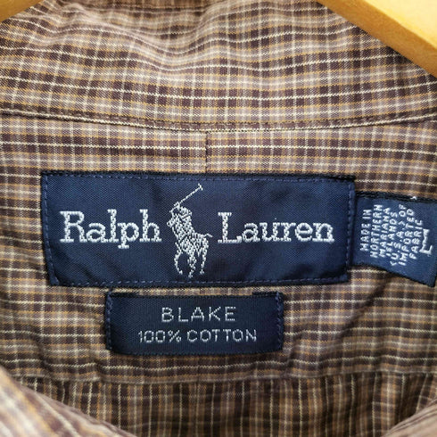 ラルフローレン RALPH LAUREN L/S BLAKE 長袖シャツ メンズ import:L