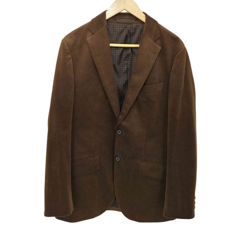 ジョセフアボード JOSEPH ABBOUD ベロア調 2B シングルテーラードジャケット メンズ JPN:L
