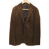 ジョセフアボード JOSEPH ABBOUD ベロア調 2B シングルテーラードジャケット メンズ JPN:L